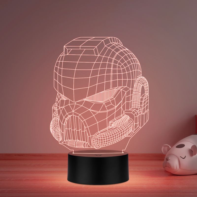 3D Illusion Antman Led Night Lamp with Multicolored Light Gift for Kids & Kids Room Decor